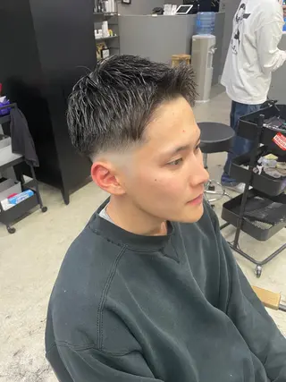 ショート パーマ メンズ メンズ専門サロン wokeのヘアスタイル