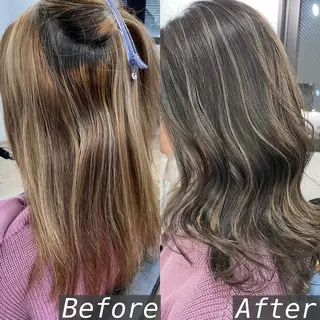 ミディアム カラー 北間 寛哉のヘアスタイル