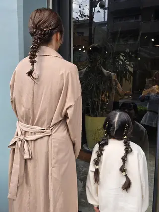 ロング ヘアアレンジ ハヤシ マユ ✂ 府中美容室のヘアスタイル