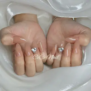 ネイル CeCeGarden ✨️キラキラワンホンのネイルデザイン