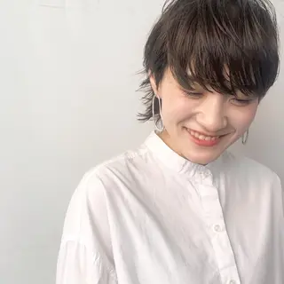 ショート カラー 坂本 裕介/パーマのヘアスタイル