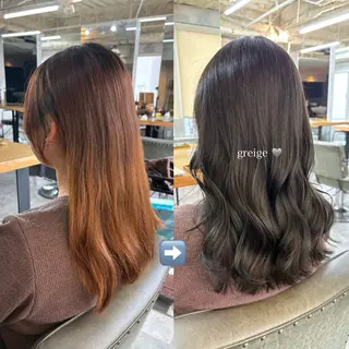 ロング シモイケ ルアのヘアスタイル