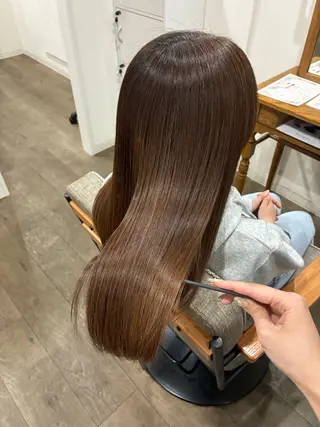 ロング 髪質改善jewelbox 〜私のトリートメント〜 東梅田店所属・髪質改善/ボブ/梅田 runa_ニュアンスのヘアスタイル