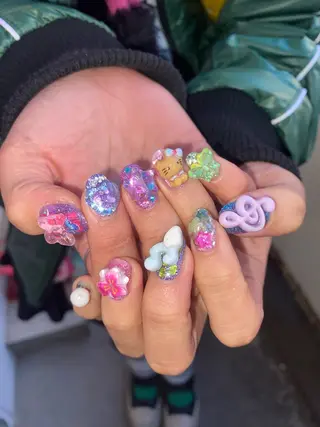 ネイル .unff所属・hana (..)個 性派/メンズネイル◎のネイルデザイン