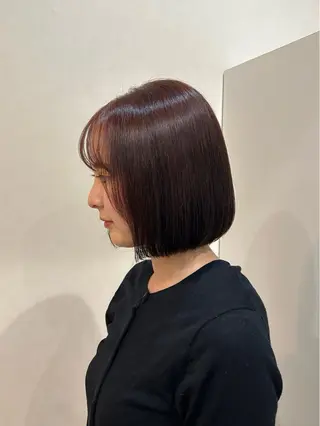 カラー MIDORI🎀 透明感/ベージュのヘアスタイル