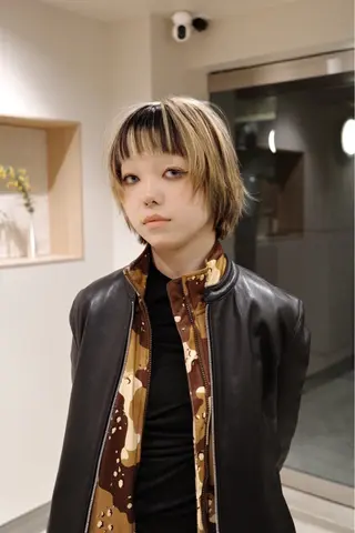 ショート カラー HEIMER ミカド　サトル△のヘアスタイル