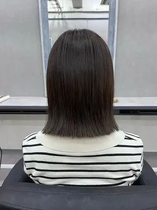 ショート カラー ブリーチ有無Wカラー メンズパーマ大成のヘアスタイル