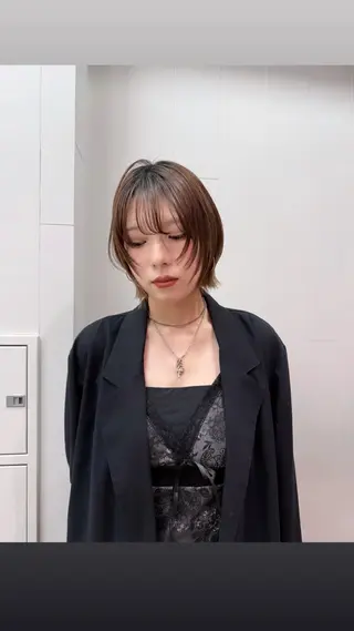 ショート 横田 七美のヘアスタイル