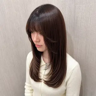 ロング 店長✨レイヤー✖️ 髪質改善✖️韓国ヘアのヘアスタイル
