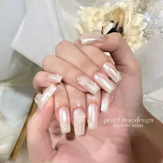 ネイル Blanche mimi.u_aのネイルデザイン