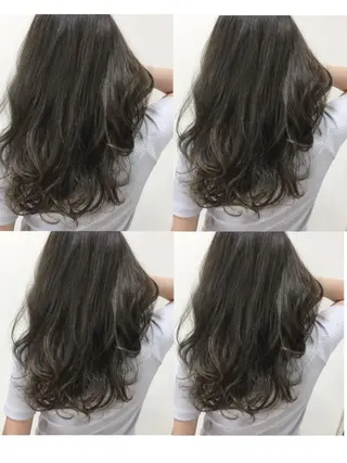 ロング カラー ヘアアレンジ タナカ タクヤのヘアスタイル