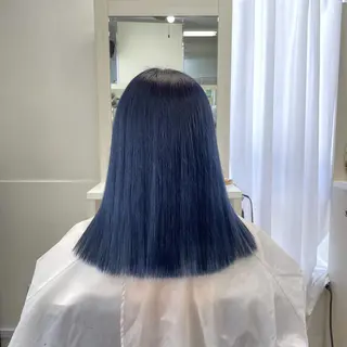 セミロング カラー ヘアアレンジ リピート指名no.1 /ruiのヘアスタイル