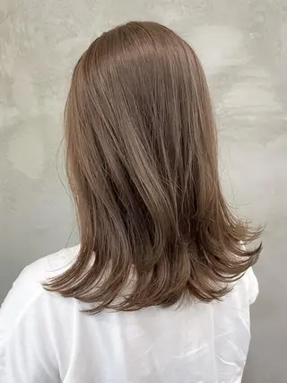 セミロング カラー 🫧透明感カラー🫧 OIKAWAのヘアスタイル