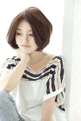 セミロング 松島 涼花のヘアスタイル