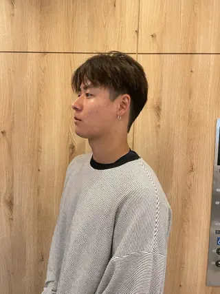 メンズ tsuki /天王寺 /カラー/ボブカットのヘアスタイル