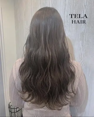 ミディアム カラー ヘアアレンジ HUENEST アカデミーサロンのヘアスタイル