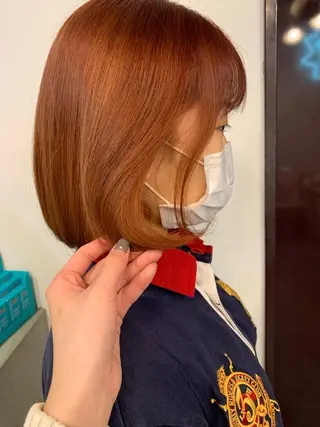 ミディアム カラー vixus mamiのヘアスタイル