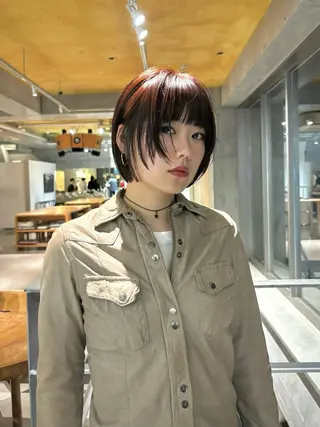 ショート カラー yu maのヘアスタイル