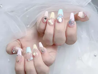 ネイル MoMoA Nail ネイル長さ出し専門店のネイルデザイン