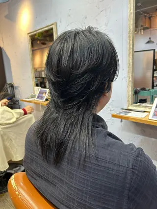 セミロング メンズ 古澤 咲来のヘアスタイル