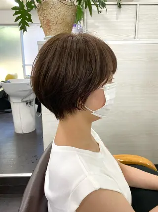 ショート カラー 🗻飯田誠也🗻 カットカラー得意のヘアスタイル