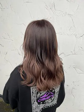 セミロング 道下 颯人のヘアスタイル