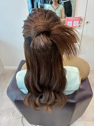 ヘアアレンジ 縮毛矯正/アレンジ FACE。ゆのんのヘアスタイル