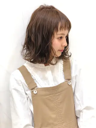 ショート カラー パーマ ディレクター ノナカのヘアスタイル