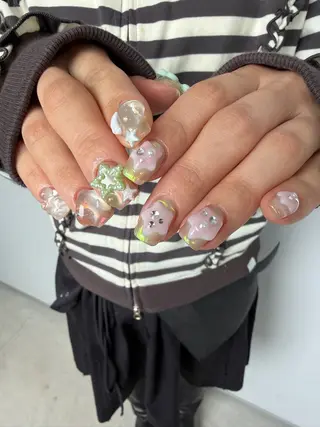 ネイル AOI✩⡱ y2kネイルのネイルデザイン