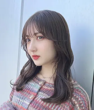 ミディアム カラー 🌫️大人韓国ヘア 🌫️naoyaのヘアスタイル