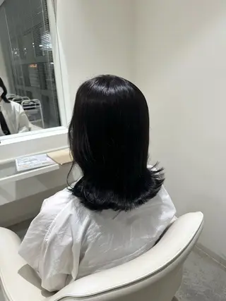 ミディアム カラー 【Lien】 AYUのヘアスタイル
