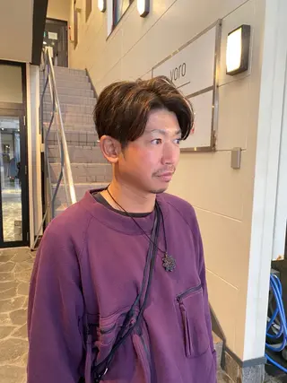 カラー メンズ SHICUNEアサミ /ショート/メンズのヘアスタイル