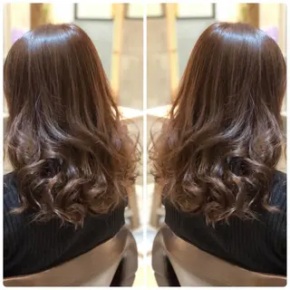 セミロング カラー 小山内 龍一郎 店長のヘアスタイル