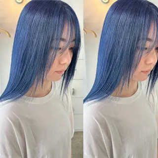 ミディアム カラー yoriダブルカラー 代表すがわらのヘアスタイル