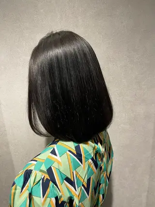 ミディアム 栗本 博史のヘアスタイル