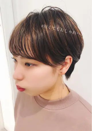 ショート カラー 【ショートカット 美髪矯正】今井隆太のヘアスタイル