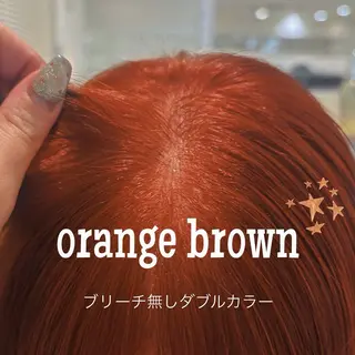 ミディアム カラー 暖色カラー/パラッと Bob/モエのヘアスタイル