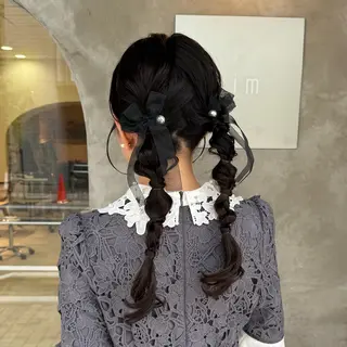 ロング ヘアアレンジ mizu🐾 hair braceのヘアスタイル