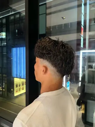 ショート パーマ メンズ 野田 聖輝のヘアスタイル