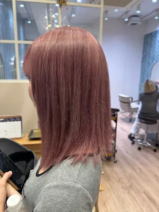 カラー 河添 麗菜のヘアスタイル