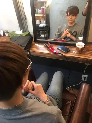 ミディアム ✨上村 潤平✨メンズヘア✨のヘアスタイル