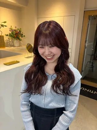 カラー 暖色/透明感カラー かずきのヘアスタイル