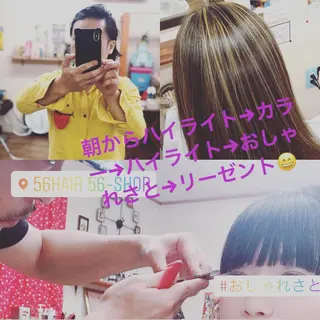 ミディアム カラー kou艶髪師色髪師 こう 艶髪師色髪師のヘアスタイル