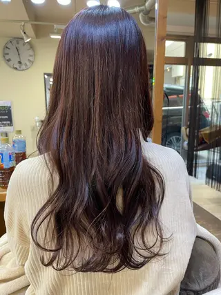 セミロング 山木 裕子のヘアスタイル