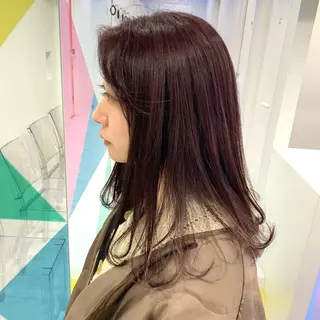 ミディアム カラー ヘアアレンジ 完全💗マンツーマン marinのヘアスタイル