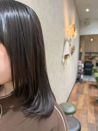 ミディアム レイヤー/コテパーマ 松本　希愛のヘアスタイル