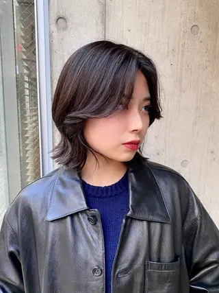 ミディアム カラー Paddle所属・似合わせレイヤー/ ニュアンスパーマ高倉のヘアスタイル
