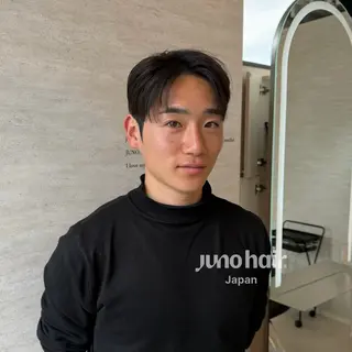 メンズ 韓国式ダウンパーマ 🇰🇷櫻井健のヘアスタイル