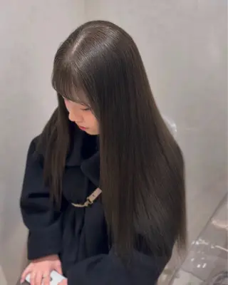カラー 🩵福岡ブリーチなし レイヤー/紫音🩵のヘアスタイル