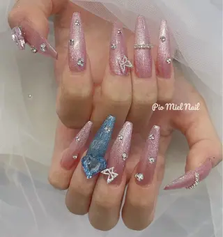 ネイル HANA 長さだしのネイルデザイン